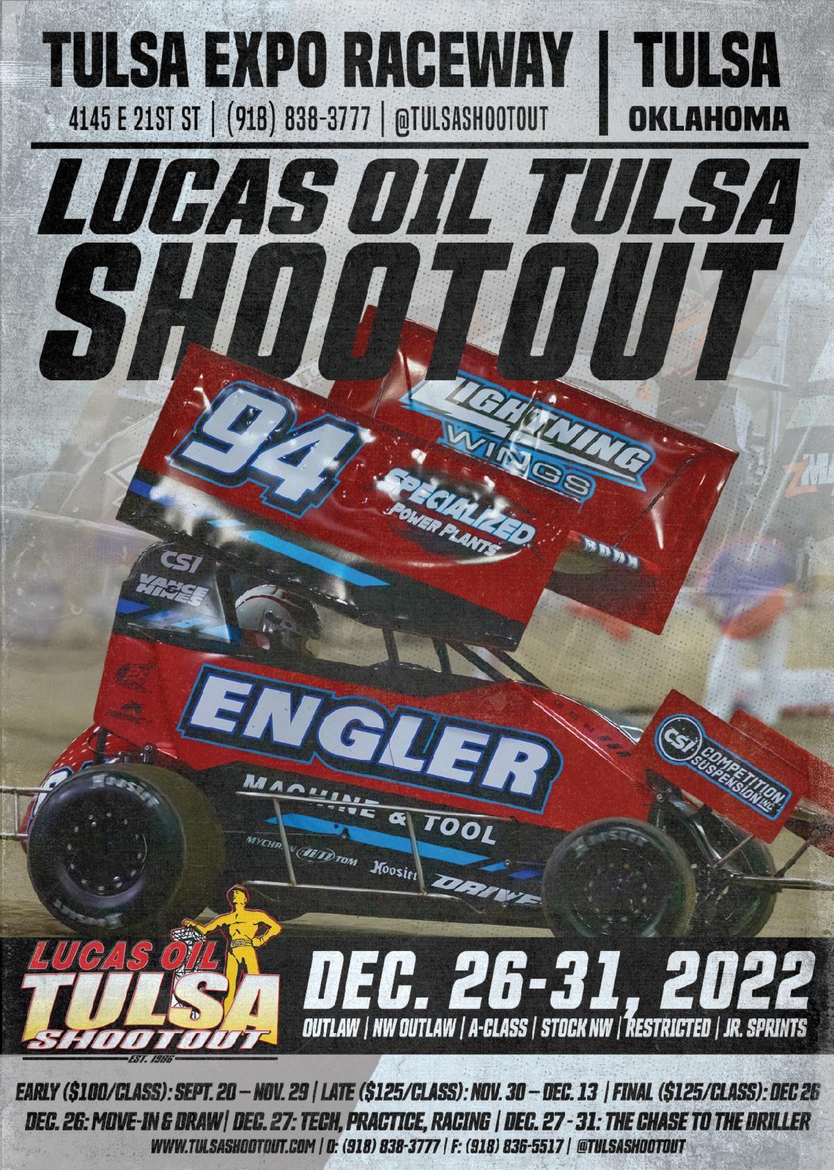 Entries For The 38th Annual Lucas Oil Tulsa Shootout Open In Less Than